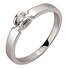 Золотое кольцо с бриллиантом (01-200761528)