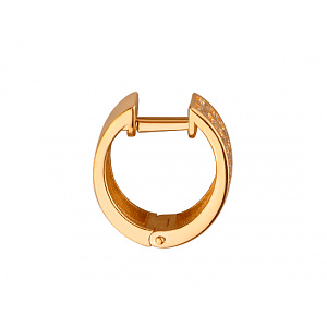 Золоті сережки з фіанітами (1б_с-227) фотографія