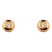 Золотые серьги с бриллиантами (01-200563529) Золотые серьги с бриллиантами (01-200563529)