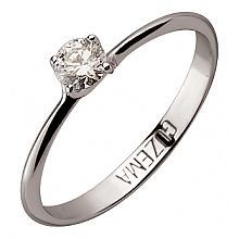 Золота каблучка з діамантом (01-200569629)