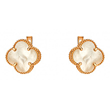 Золоті сережки з цирконієм куб. (01-200575929)