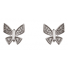 Золоті сережки з фіанітом (цирконієм куб.) (01-200810829)