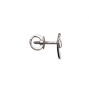 Золоті сережки з фіанітом (цирконієм куб.) (01-200810829) фотографія