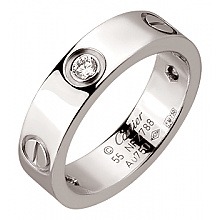 Золота каблучка з діамантами (01-200867829)