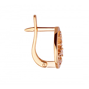 Золотые серьги с бриллиантами (1б_с-170) фотография