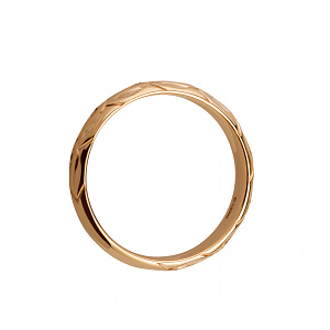 Золота обручка з діамантами (1б_к-301) фотографія