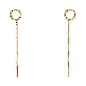 Золотые серьги  (1с272/00б) фотография