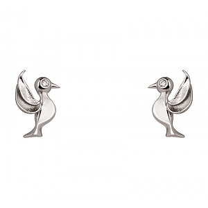 Золоті сережки з фіанітами (кубічним цирконієм) (2б_с-291) фотографія