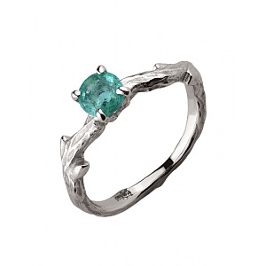 Золотое кольцо с бериллом (01-18885630) фотография