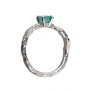 Золотое кольцо с бериллом (01-18885630) фотография