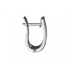 Золотые серьги с цирконием куб. (01-200336430) фотография