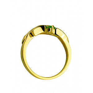 Золотое кольцо с бриллиантами (01-200364830) фотография