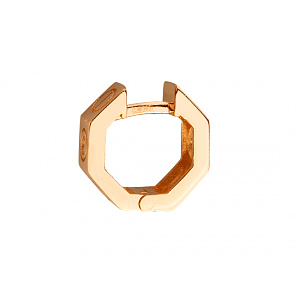 Золоті сережки з цирконієм куб. (01-200535130) фотографія