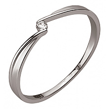 Золота каблучка з діамантом (01-200805830)