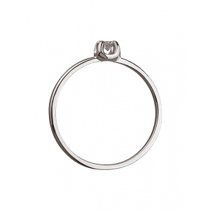 Золотое кольцо с бриллиантом (01-200258031) фотография