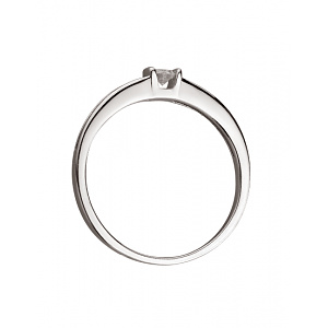 Золота каблучка з цирконієм куб. (01-200447831) фотографія