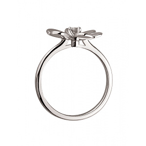 Золотое кольцо с бриллиантом (01-200487531) фотография