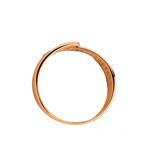 Золота каблучка з цирконієм куб. (01-200590131) фотографія