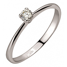 Золота каблучка з діамантом (01-200745931)