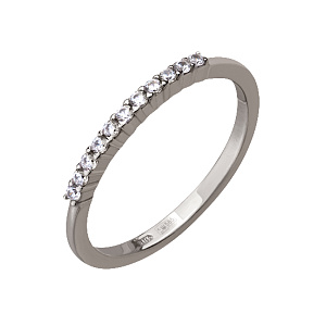 Золотое кольцо с фианитами (2б_к-061) фотография