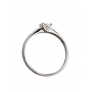 Золота каблучка з цирконієм куб. (01-200055232) фотографія