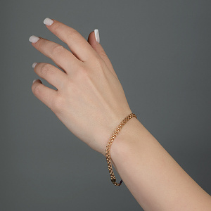 Золотий браслет  (1б-013) фотографія