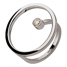 Золота каблучка з діамантом (2б_к-333)