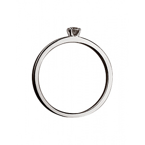 Золотое кольцо с бриллиантом (01-200202533) фотография