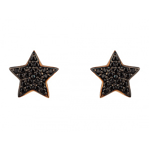 Золотые серьги с цирконием куб. (01-200243933) фотография