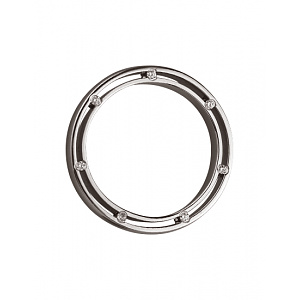 Золота обручка з діамантами (01-200295133) фотографія