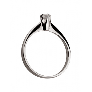 Золотое кольцо с бриллиантом (01-200569633) фотография