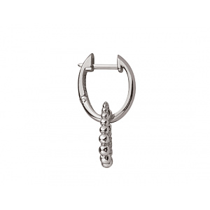 Золотые серьги с фианитом (цирконием куб.) (01-200749333) фотография