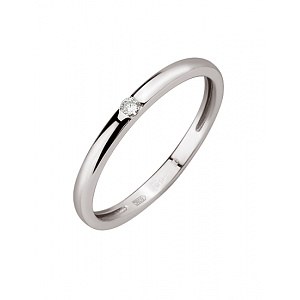 Золотое кольцо с бриллиантом (01-200841833) фотография