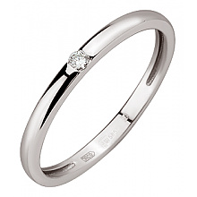 Золотое кольцо с бриллиантом (01-200841833)