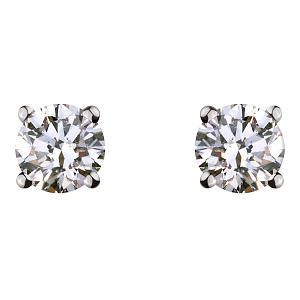 Золотые серьги с бриллиантами (2б_с-075) фотография