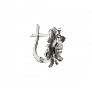 Золоті сережки з фіанітами (2б_с-197) фотографія