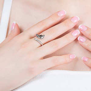 Золотое кольцо с бриллиантами (2б_к-126) фотография