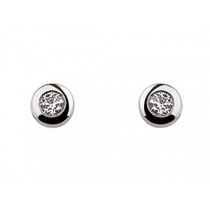 Золотые серьги с бриллиантами (01-18221234) фотография