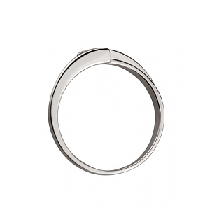 Золота каблучка з діамантом (01-18952734) фотографія