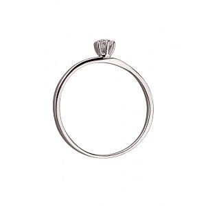 Золота каблучка з цирконієм куб. (01-200011434) фотографія