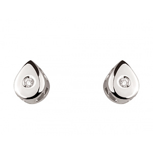 Золоті сережки з діамантами (01-200740134) фотографія