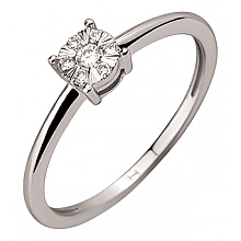 Золотое кольцо с бриллиантами (01-200785634)