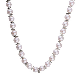 Золотое колье с жемчугом (2б_кл-001) фотография