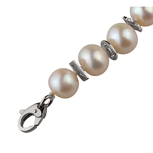 Золотое колье с жемчугом (2б_кл-001) фотография