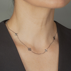 Золотое колье  (3н149/00б) фотография