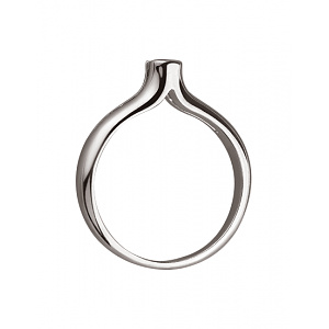 Золотое кольцо с бриллиантом (01-200220435) фотография