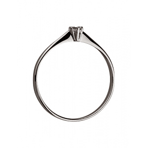 Золотое кольцо с бриллиантом (01-200336435) фотография