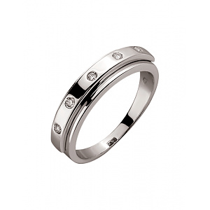 Золотое  кольцо с бриллиантами (01-200539535) фотография