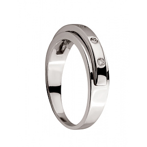 Золотое  кольцо с бриллиантами (01-200539535) фотография