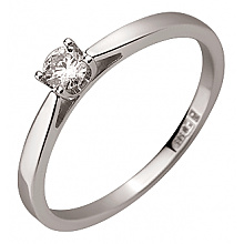 Золота каблучка з діамантом (01-200785635)